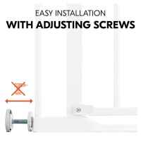Предпазна преграда за бебе Hauck Clear Step Autoclose 2 + удължител 9 см, White-z9UiW.jpeg