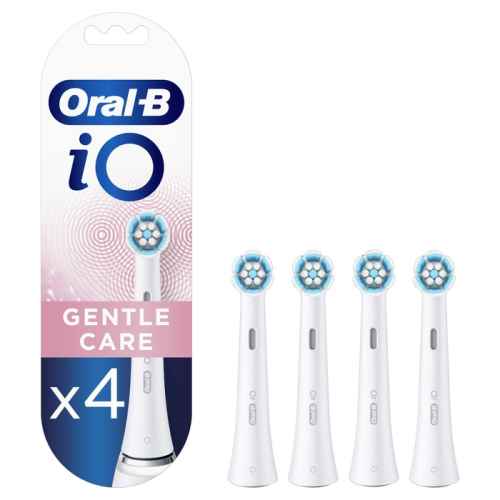 Накрайник за електрическа четка за зъби Oral-B IO Sensitive, бял 4 бр.