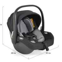 Комбинирана бебешка количка 3в1 Cangaroo iClick, Сива-zHc47.jpeg