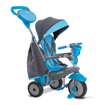 Триколка 4в1 smarTrike Swing DLX, сивo/синя