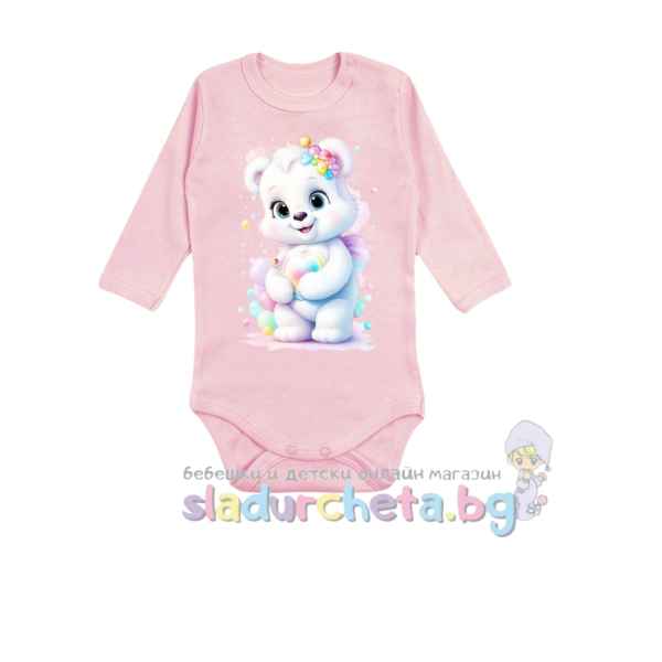 Бебешко боди Светли, розово-zT5KI.jpeg
