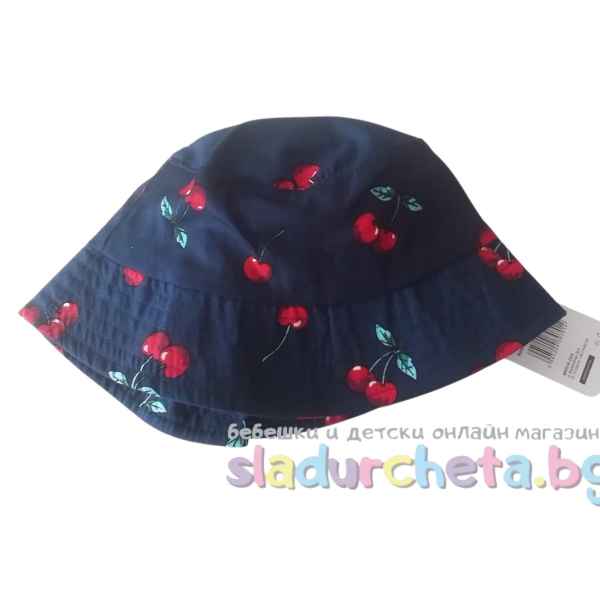 Детска шапка YoClub, тъмносиня на череши-zYBWi.jpeg