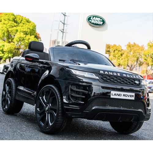 Акумулаторен джип JJ Range Rover Evoque 4X4 12V, черен металик