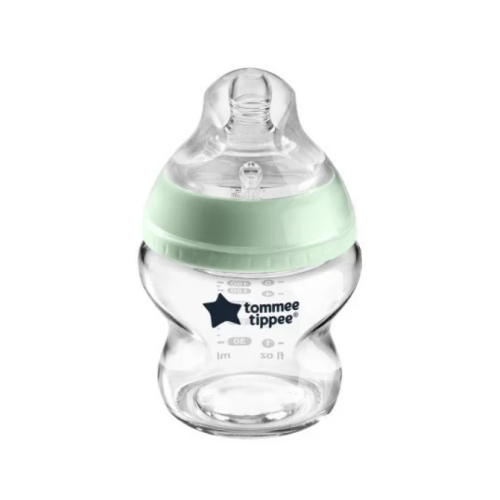 Стъклено шише за хранене Tommee Tippee Easi-Vent 0м+, 150 мл