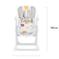 Столче за храненe KinderKraft Yummy, Сиво-zwyGi.jpeg